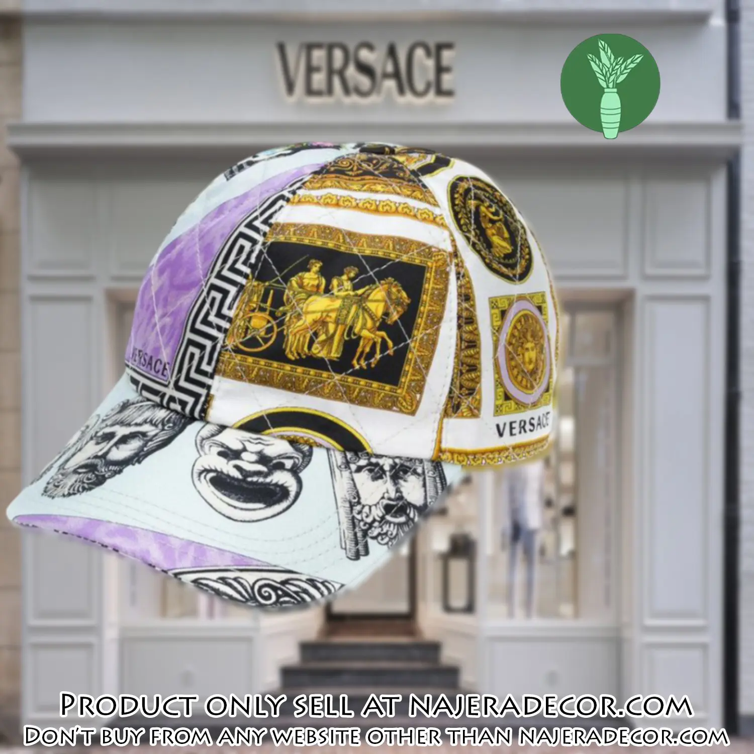 Versace luxury cap print 3d trending cap ctc1086 njr2144813